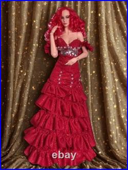 RED DANCER Gown For Inamorata Iplehouse Fashion, Amicus, KD, Tonner Dolls