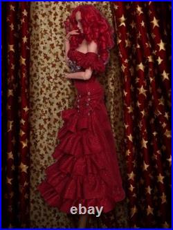 RED DANCER Gown For Inamorata Iplehouse Fashion, Amicus, KD, Tonner Dolls