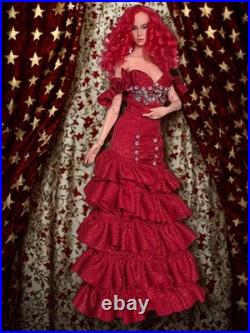 RED DANCER Gown For Inamorata Iplehouse Fashion, Amicus, KD, Tonner Dolls