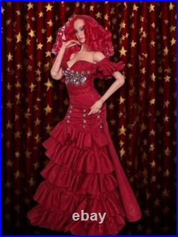 RED DANCER Gown For Inamorata Iplehouse Fashion, Amicus, KD, Tonner Dolls