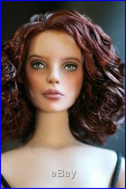 REPAINTED Black Widow Scarlett Johansson Tonner OOAK doll & outfit by Serene Mae