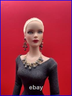 Robert Tonner 16 Pre-owned Doll In Short Black Stretchy Dress