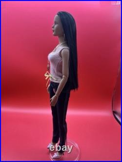 Robert Tonner 16 Pre-owned Doll in blue jeans and fuzzy pink tank