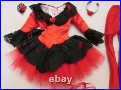 Spanish Rose New York CIty Ballet Tonner Doll Outfit 500 Made 2006 Small Bust