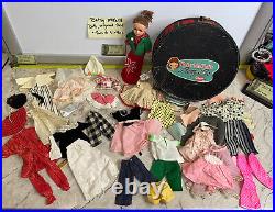 Sweet Betsy McCall Pretty Pac Plaid Case 1950's P Mark Doll 10 Outfits & Access