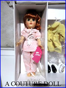 TONNER 14 inch TONI doll &5 outfits w accessories NRFB exclusive to FAO SCHWARZ