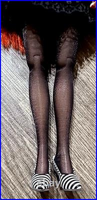 TONNER ELLOWYNE PUNK ROCK DRESS WithSHOES, STOCKINGS, EARRING, PURSE GLASSES (Q38)