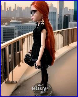 TONNER ELLOWYNE PUNK ROCK DRESS WithSHOES, STOCKINGS, EARRING, PURSE GLASSES (Q38)