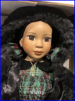 TONNER MAGIC ATTIC CLUB ROSE IN Emerald furry coat VHTF LE 10000 Extra rare