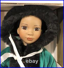 TONNER MAGIC ATTIC CLUB ROSE IN Emerald furry coat VHTF LE 10000 Extra rare