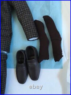 TONNER MATT 17 DOLL CLOTHES Brown SUIT JACKET & PANTS + SHOES & SOCKS SET