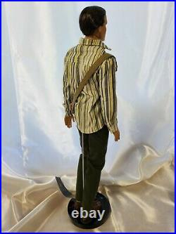 TONNER Male MATT O'ONEILL 17 Vinyl DOLL withBlack Hair full outfit and stand