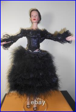 Tonner 16 In. Nu Mood Doll Black Ballet Skirt, top outfit 2012, Fits Tyler Body