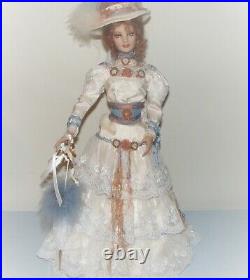 Tonner 22 American Model doll OOAK repaint and Victorian costume Kathleen Hill
