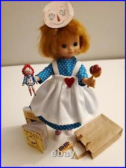 Tonner 8 Betsy McCall Doll in new Raggedy Ann outfit for Halloween w mini doll