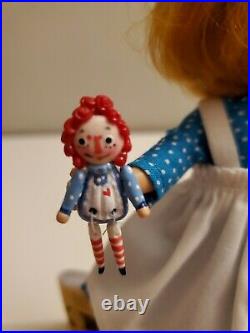Tonner 8 Betsy McCall Doll in new Raggedy Ann outfit for Halloween w mini doll