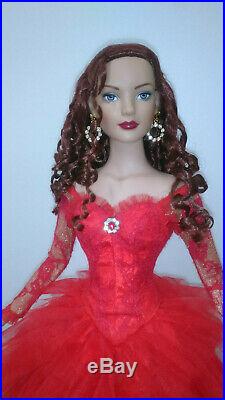 Tonner American Model Palm Springs Gala Doll 22 Wearing Ruby Outfit
