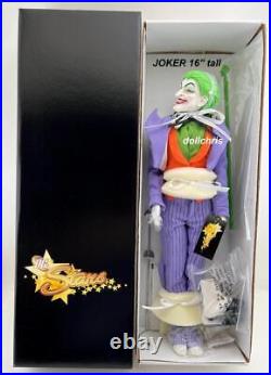 Tonner DC Stars JOKER Deluxe 17 Doll Batman Villain New in Box NRFB with Shipper