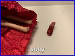 Tonner Doll Margaret With Red Dress Dark Hair Blue Eyes With Outfit