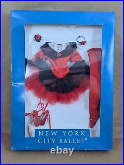 Tonner Doll New York Ballet Spanish Rose Outfit T6-vyof-02 For 16 Dolls Red