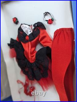 Tonner Doll New York Ballet Spanish Rose Outfit T6-vyof-02 For 16 Dolls Red L