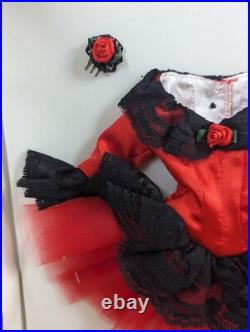 Tonner Doll New York Ballet Spanish Rose Outfit T6-vyof-02 For 16 Dolls Red L