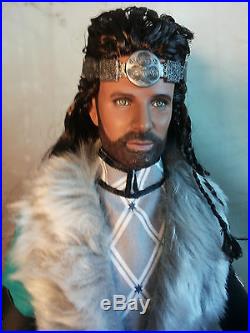 Tonner Doll Rollo A One of a Kind Vikings repaint and handmade Outfit 17
