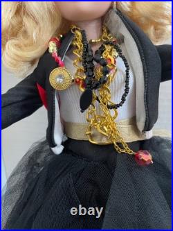 Tonner ESSENTIAL ELLOWYNE-BLONDE DOLL redressed in INVISIBLE INK outfit clothes