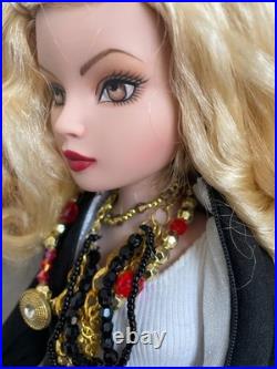Tonner ESSENTIAL ELLOWYNE-BLONDE DOLL redressed in INVISIBLE INK outfit clothes