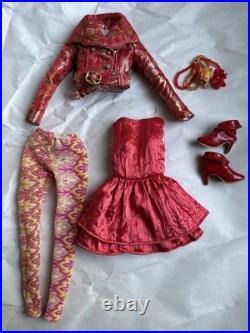 Tonner Ellowyne Wilde 16 doll Outfit HEART BURN Jacket, Dress & Shoes SET NRFB