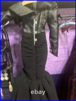 Tonner Evangelina Gastly doll Dress Leather And Lace fits original doll 17 inch