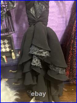 Tonner Evangelina Gastly doll Dress Leather And Lace fits original doll 17 inch