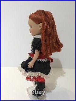 Tonner Kickit 8 Redhead Doll In Darling Black And Red Outfit. 2007 RARE