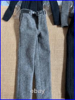 Tonner MATT 17 Male DOLL CLOTHES 2 Bk. & Gray DRESS PANTS & 2 SWEATERS=4 pc. SET