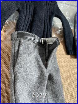Tonner MATT 17 Male DOLL CLOTHES 2 Bk. & Gray DRESS PANTS & 2 SWEATERS=4 pc. SET