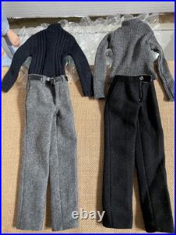 Tonner MATT 17 Male DOLL CLOTHES 2 Bk. & Gray DRESS PANTS & 2 SWEATERS=4 pc. SET