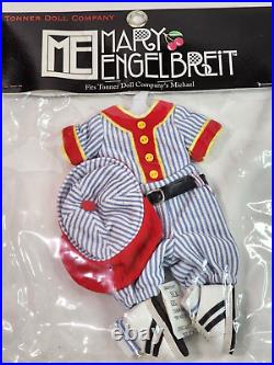 Tonner Mary Engelbreit Take Me Out To The Ballgame Outfit For 10 Doll, New