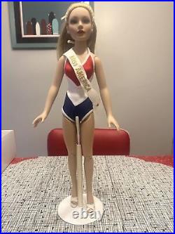 Tonner Miss America Blonde In Swimsuit Doll In Box