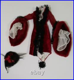 Tonner Parnilla Ghastly Costume Tagged Red Weekend at the Manor Jacket and Hat