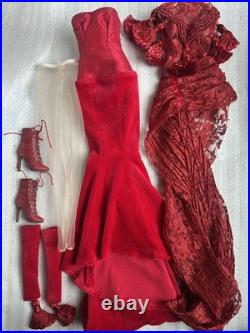 Tonner Rtb-101 Drop Dead Red Evangeline Grace & Lacie 16 Fashion Doll Outfit Le