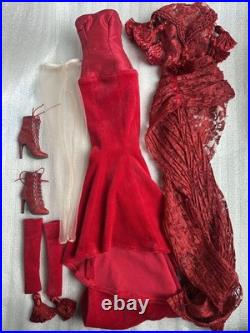 Tonner Rtb-101 Drop Dead Red Evangeline Grace & Lacie 16 Fashion Doll Outfit Le