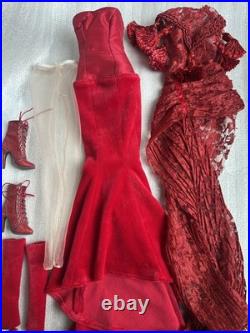 Tonner Rtb-101 Drop Dead Red Evangeline Grace & Lacie 16 Fashion Doll Outfit Le