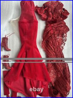 Tonner Rtb-101 Drop Dead Red Evangeline Grace & Lacie 16 Fashion Doll Outfit Le