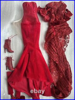 Tonner Rtb-101 Drop Dead Red Evangeline Grace & Lacie 16 Fashion Doll Outfit Le