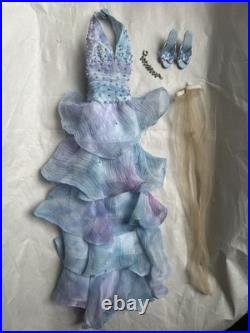 Tonner TYLER WENTWORTH 2004 WATERCOLOR COOL CARRIE 16 DOLL OUTFIT DRESS SHOES +