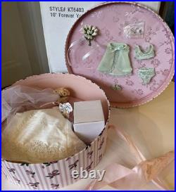 Tonner Tiny Kitty Collier 10 Forever Yours Blonde Doll Complete Hat Box NRFB