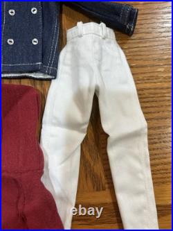 Tonner Tyler Doll Clothing Lot OOAK 9 Pcs Tights Angora Sweater Hat Bag Pants