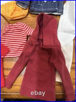 Tonner Tyler Doll Clothing Lot OOAK 9 Pcs Tights Angora Sweater Hat Bag Pants