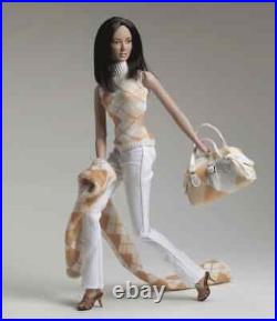 Tonner Tyler Palm Springs Travel Ensemble outfit only beige white + purse NRFB