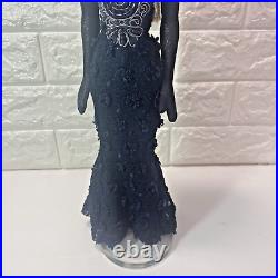 Tonner Tyler Wentworth 2000 Santa Fe Doll Art 16 Doll- Outfit Beaded Navy Dress Tonner Tyler Wentworth 2000 Santa Fe Doll Art 16 Doll- Outfit Beaded Navy Dress